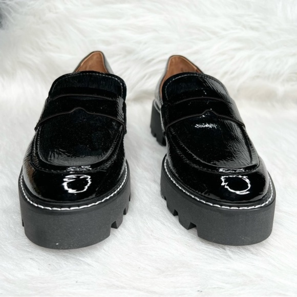 Franco Sarto Balin Lug Sole Loafer, Black, Size 8 NWOT - Picture 2 of 5